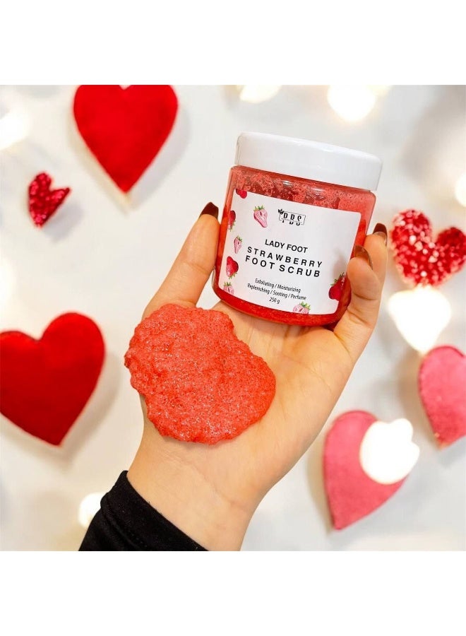 بي بي إس PBS Lady Foot Strawberry Foot Scrub – 250g. - Image 5